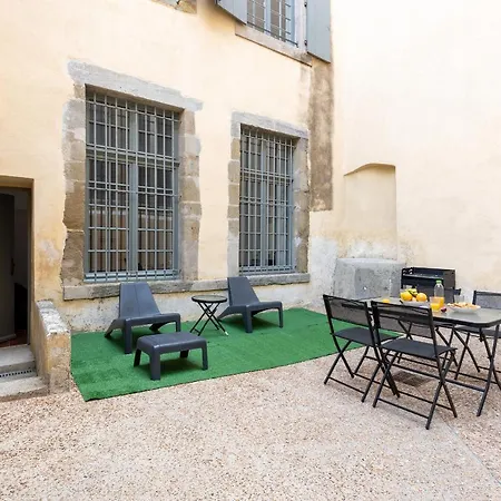 Bastide Chic Cour Prive Clim דירה קרקסון